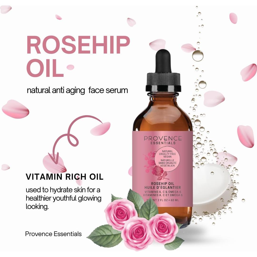 Suero Facial de Rosa Mosqueta 120 ml Provence Essentials