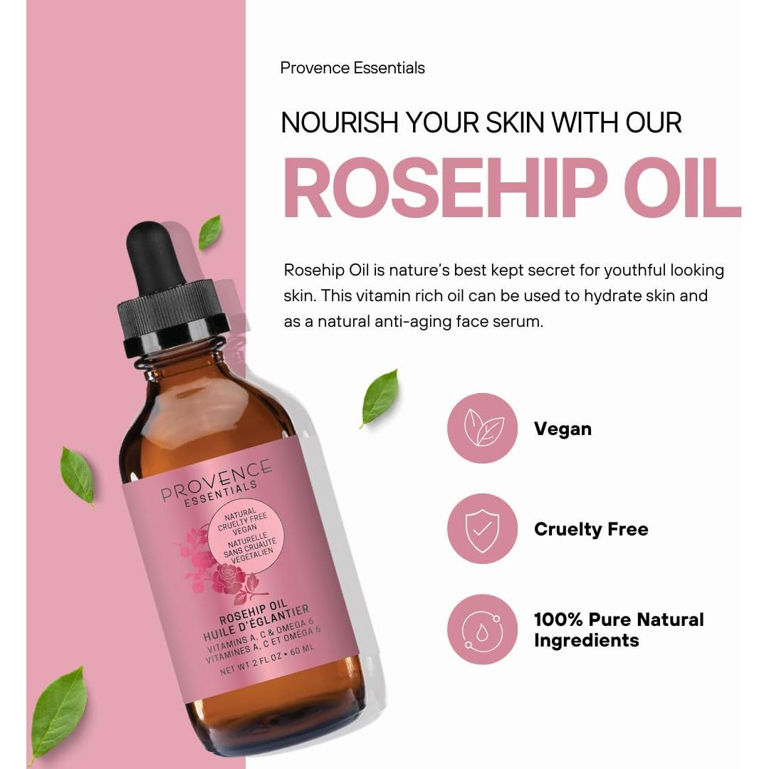 Suero Facial de Rosa Mosqueta 120 ml Provence Essentials