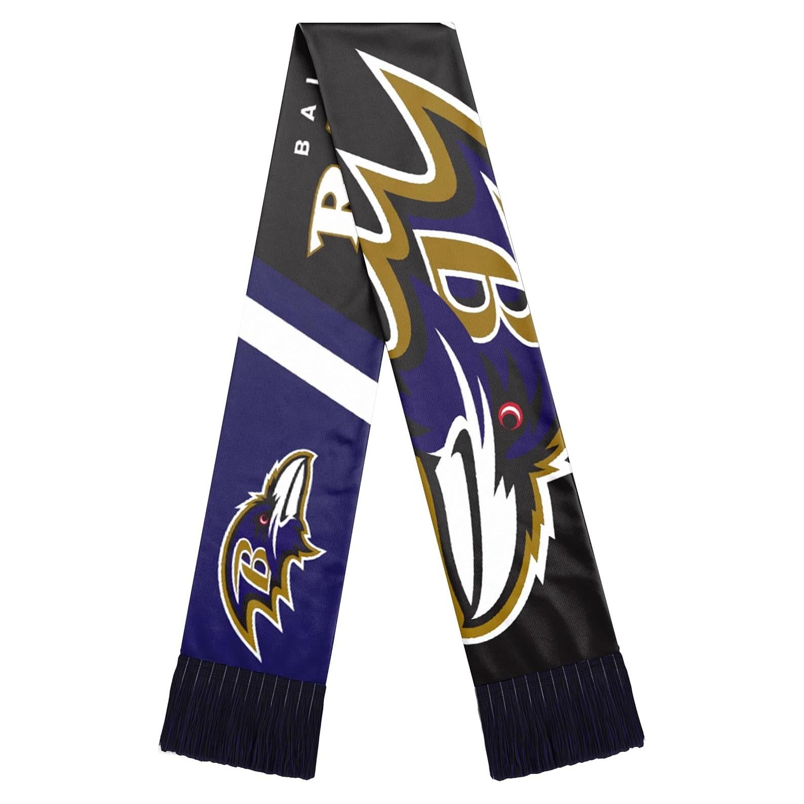 Bufanda Gráfica Reversible FOCO NFL Unisex Baltimore Ravens