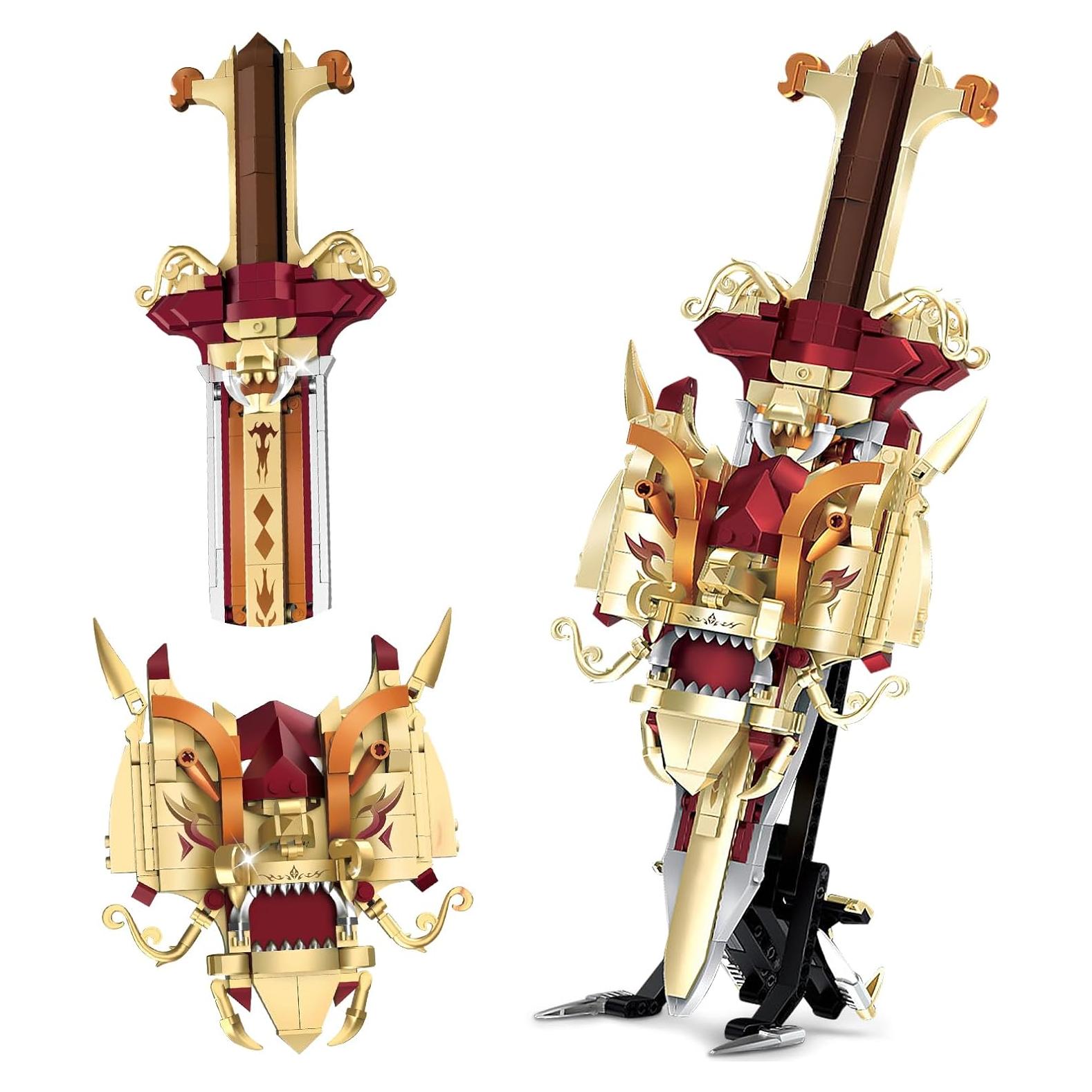 Juego de Bloques de Construcción Espada Rey Arturo Finger Rock 502 PCS