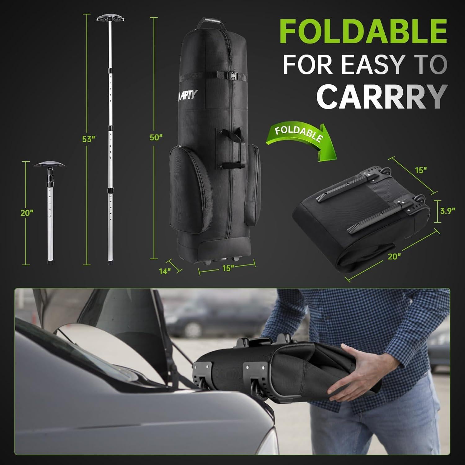 Bolsa de Viaje para Golf APTY con Soporte Ajustable