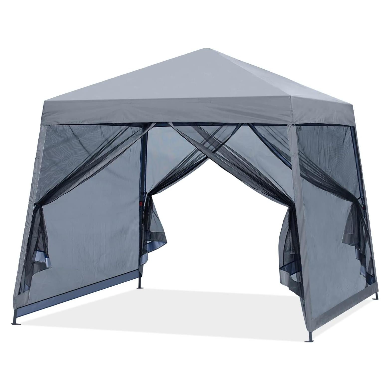 Toldo Plegable MASTERCANOPY 3x3m con Mosquitera Gris