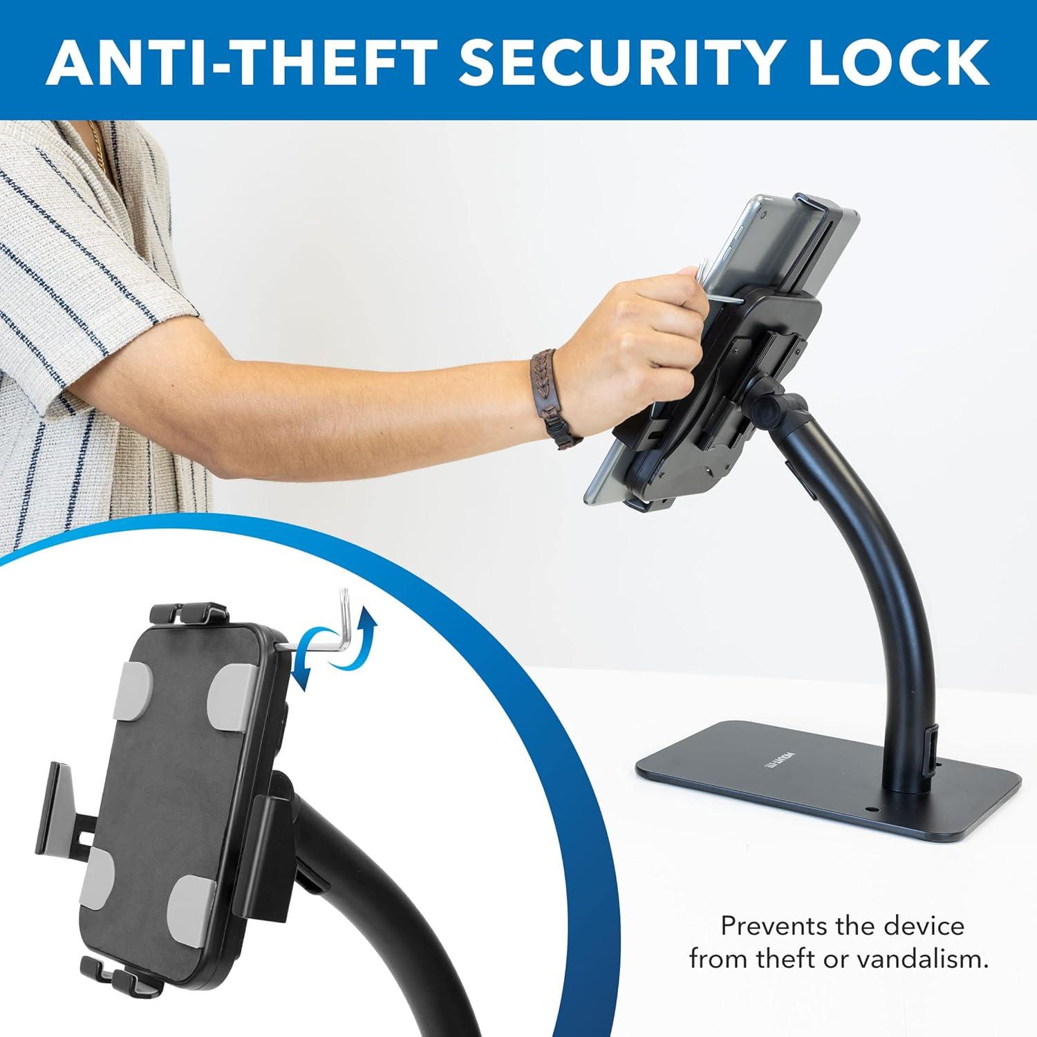 Soporte de mostrador para tabletas Mount-It! MI-3871B negro