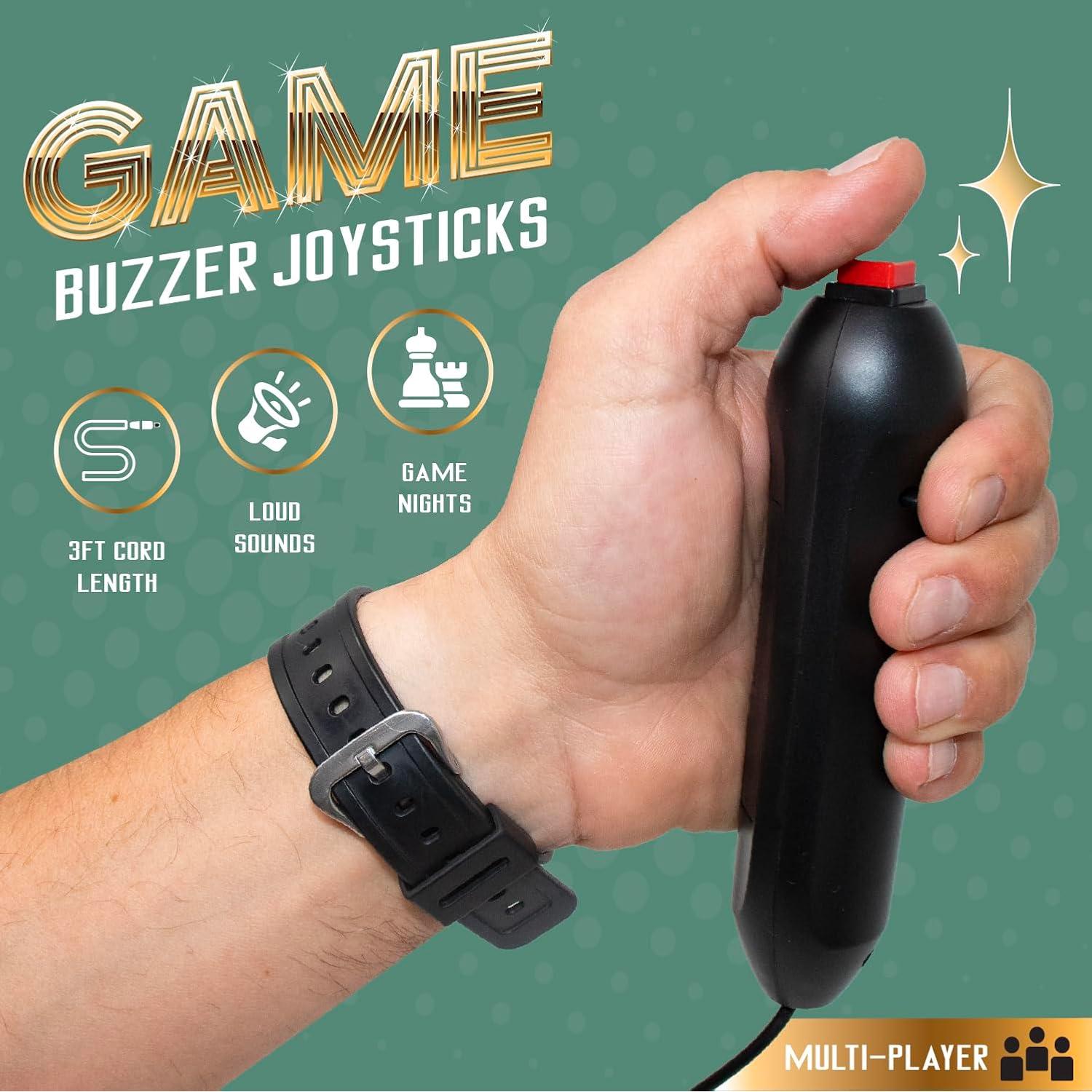 Sistema de Juego Buzzer Digital Energy con 4 Joysticks