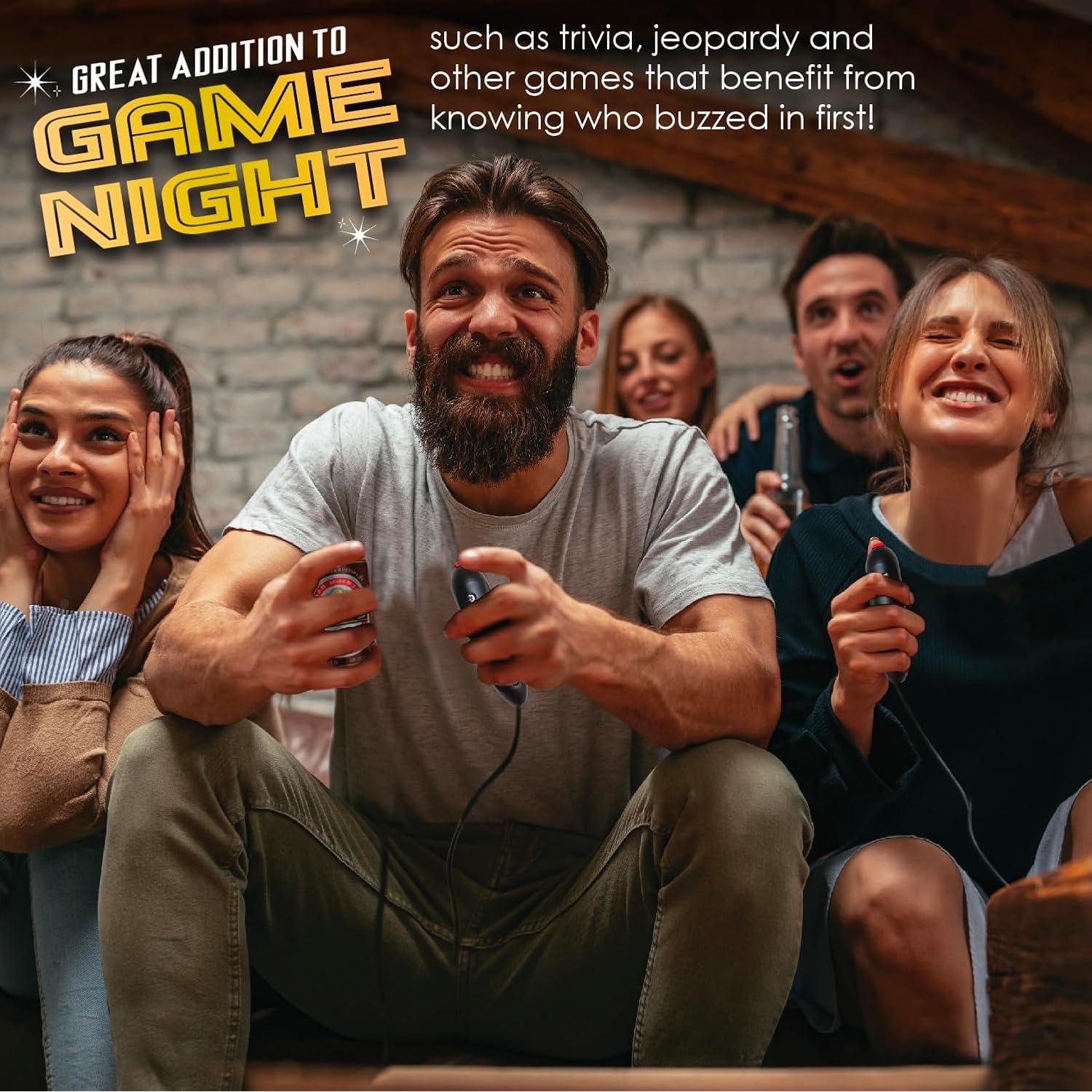 Sistema de Juego Buzzer Digital Energy con 4 Joysticks