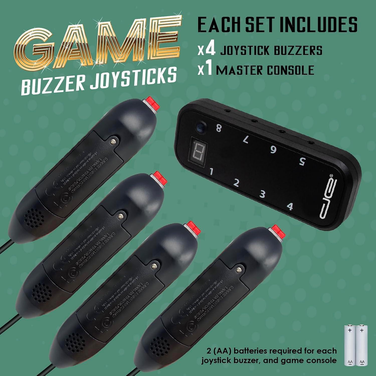 Sistema de Juego Buzzer Digital Energy con 4 Joysticks