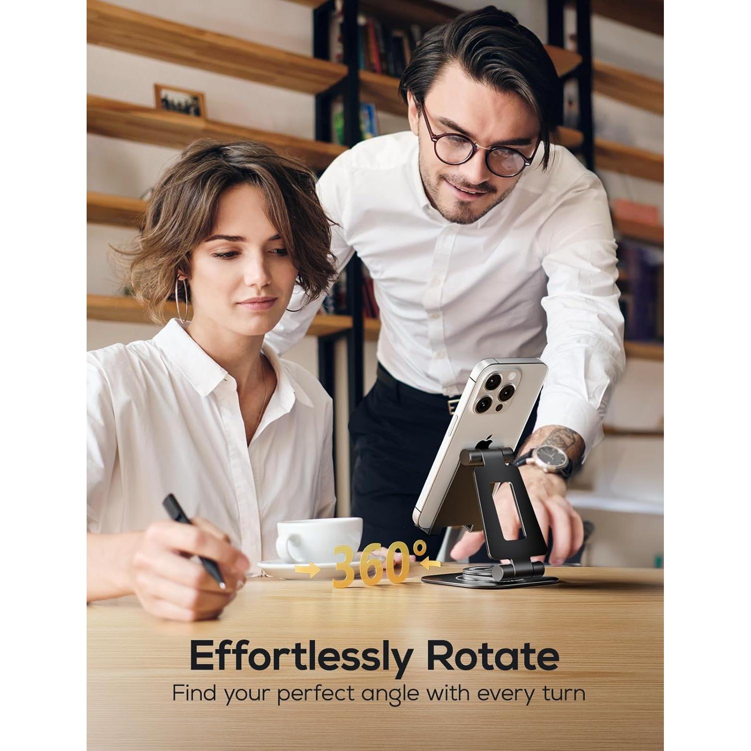 Soporte para Teléfono Nulaxy A4 EX Ajustable 360° Plegable