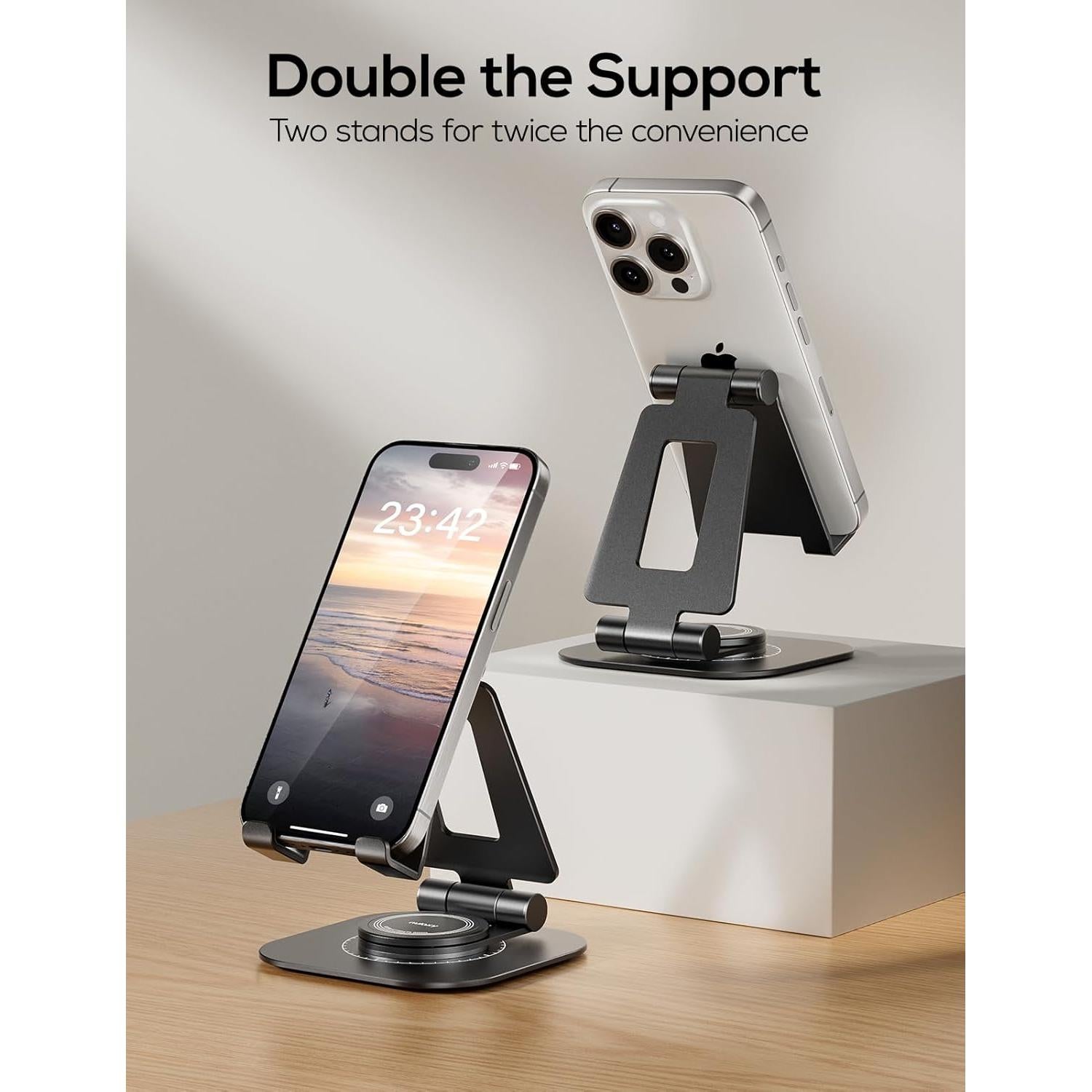 Soporte para Teléfono Nulaxy A4 EX Ajustable 360° Plegable