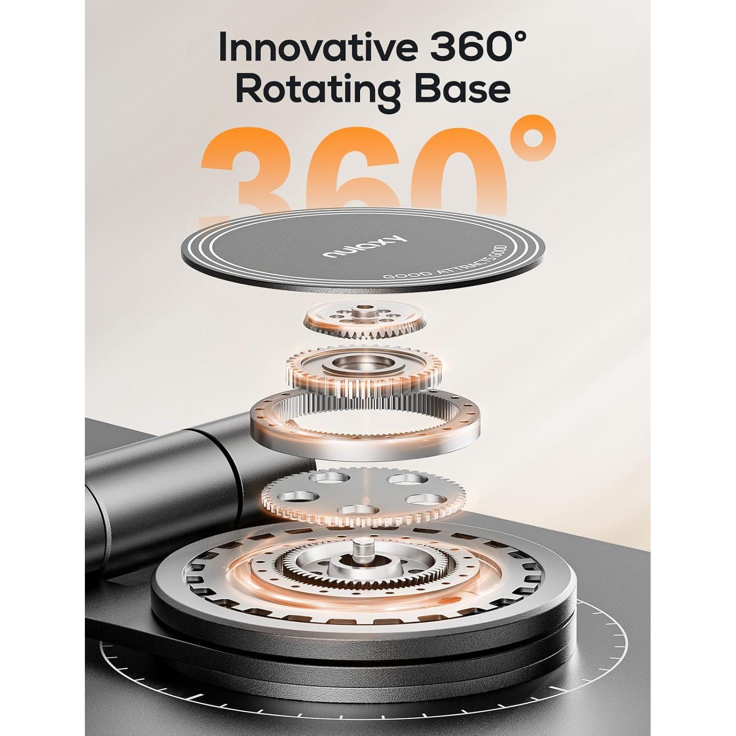 Soporte para Teléfono Nulaxy A4 EX Ajustable 360° Plegable