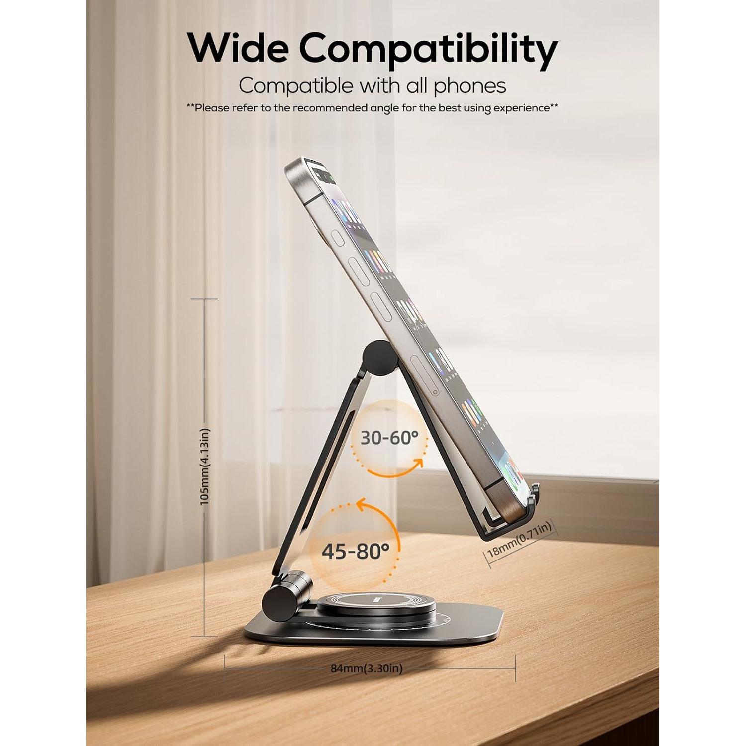 Soporte para Teléfono Nulaxy A4 EX Ajustable 360° Plegable