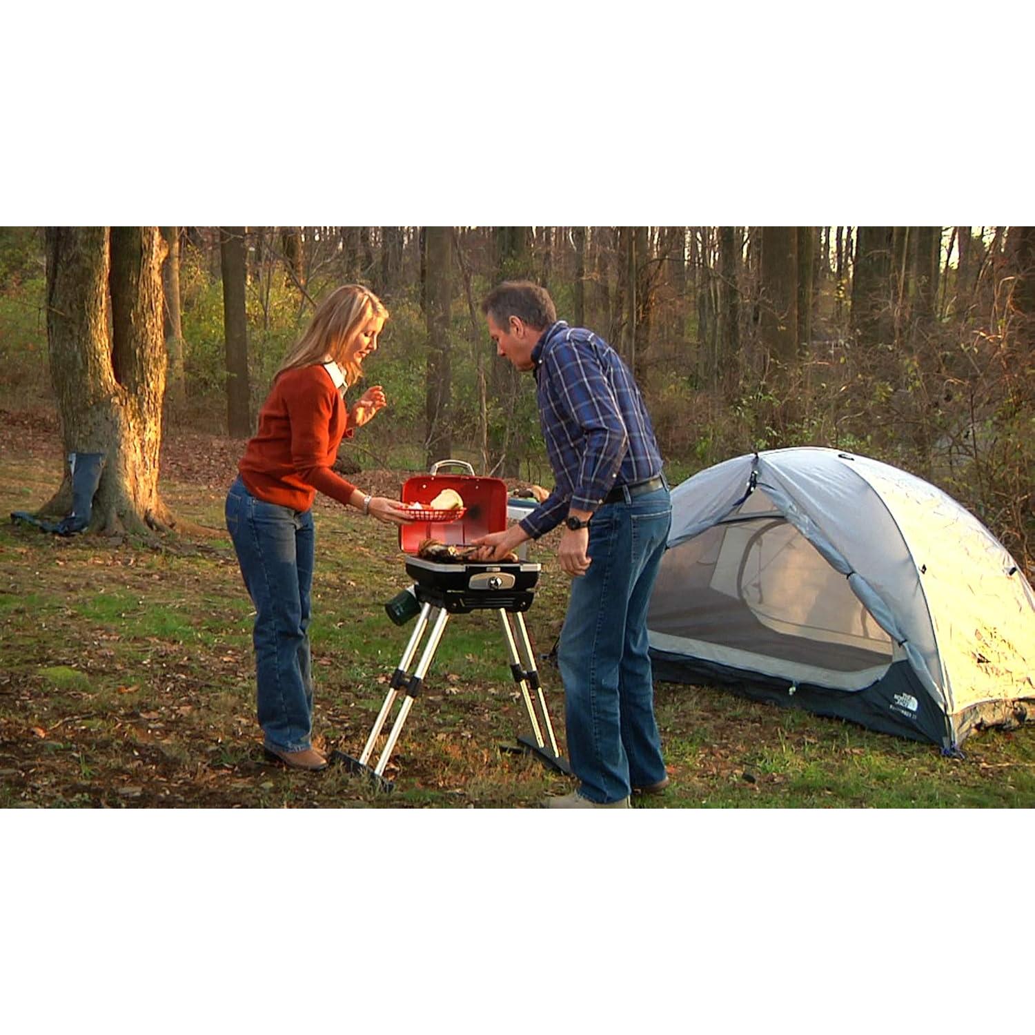 Parrilla de Gas Portátil Cuisinart CGG-180 con VersaStand 5500 BTU