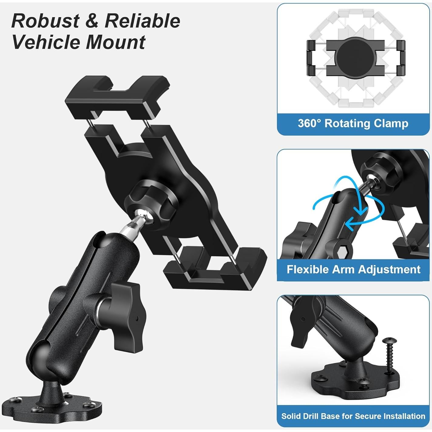 Soporte de Tableta Keuvirya K-ZZ17 para Camión 4.7-12.9"