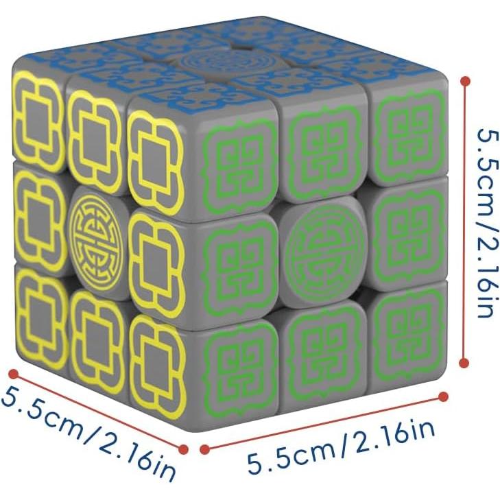 Cubo Mágico 3x3 XINGLETOYS Brilla en la Oscuridad