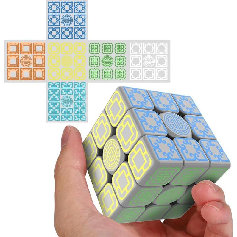 Cubo Mágico 3x3 XINGLETOYS Brilla en la Oscuridad