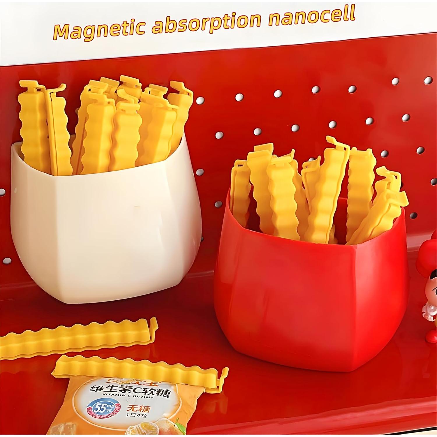Juego de Clips Magnéticos YONGYIJIA - 12 Clips para Alimentos