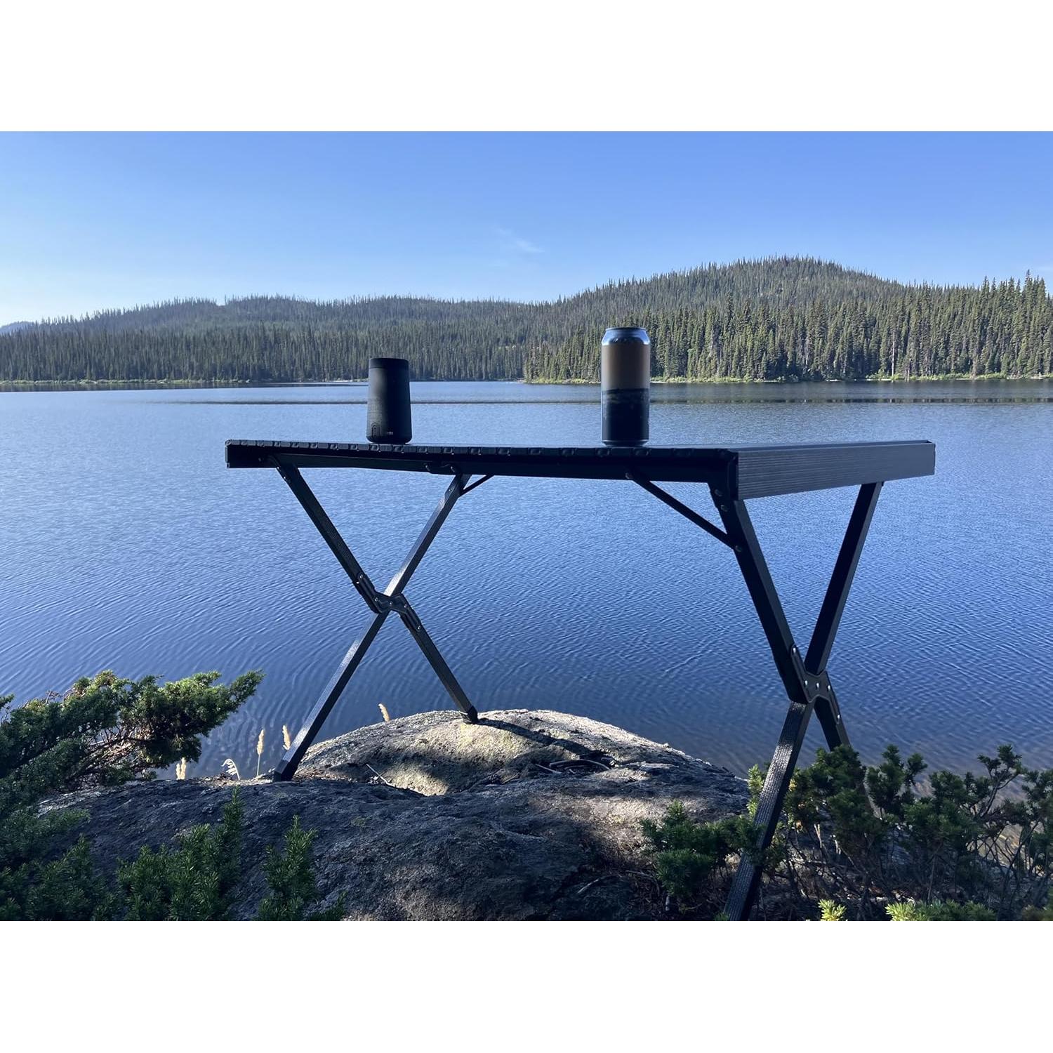Mesa Plegable Black Sierra XL Truss Roll Top 71x113 cm