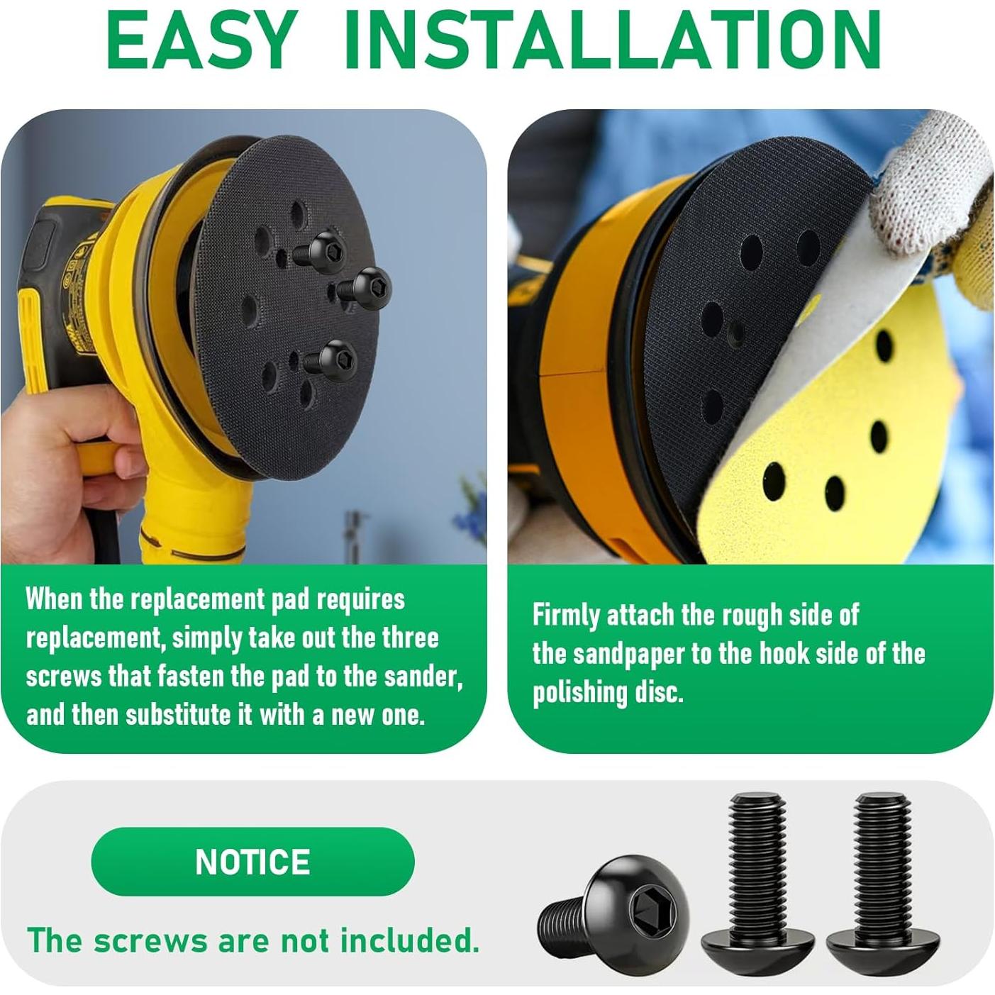 Almohadilla de Lijado 5" Klypticfit para DeWalt DW420 DW421