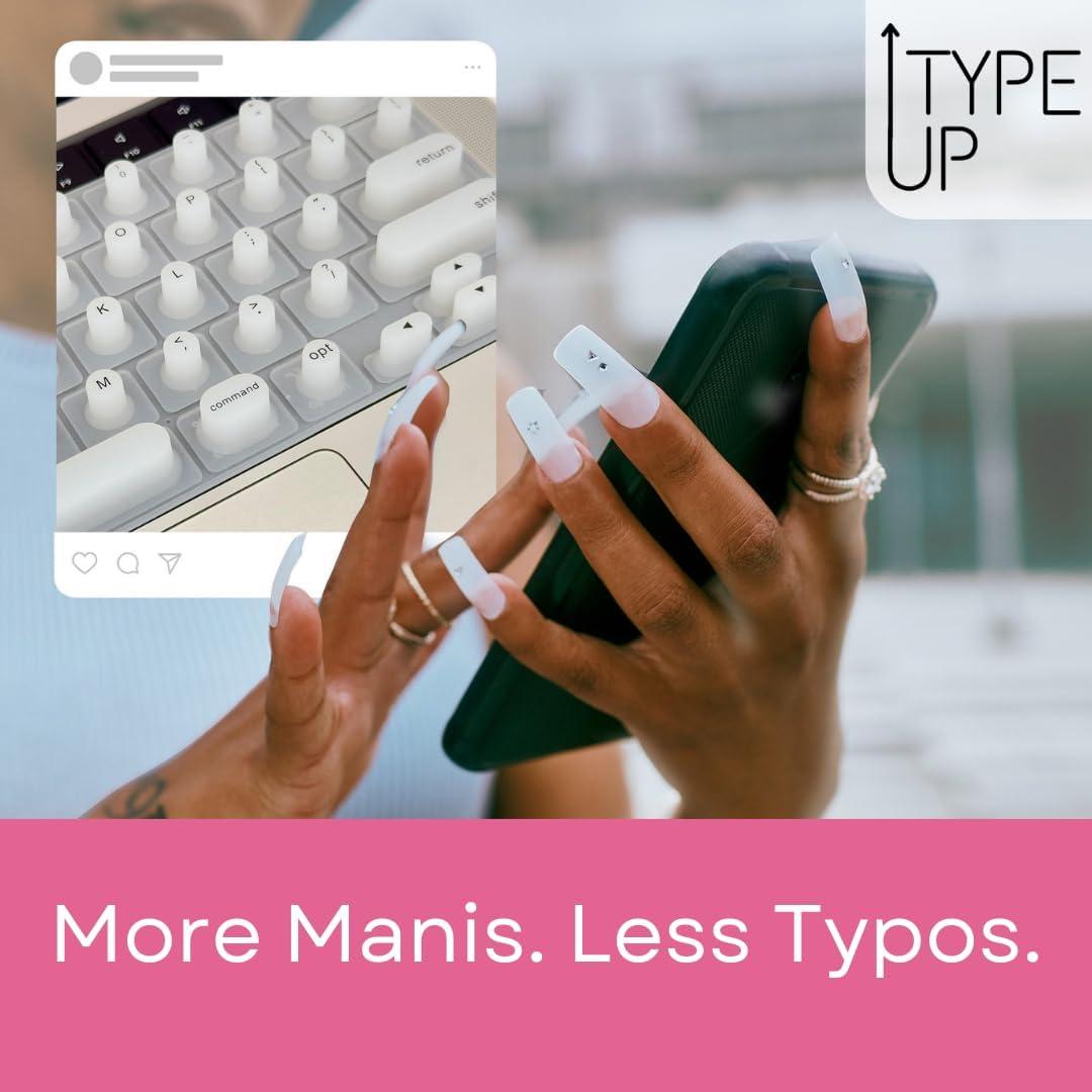 Cubierta de Teclado TypeUp Silicona Rosa para MacBook y iPad