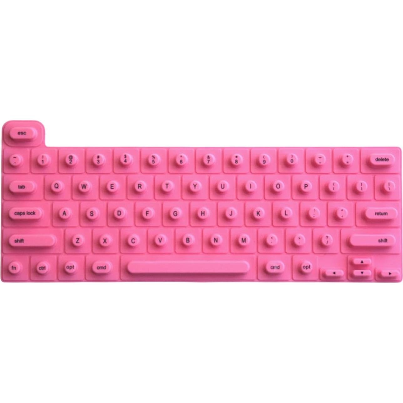 Cubierta de Teclado TypeUp Silicona Rosa para MacBook y iPad