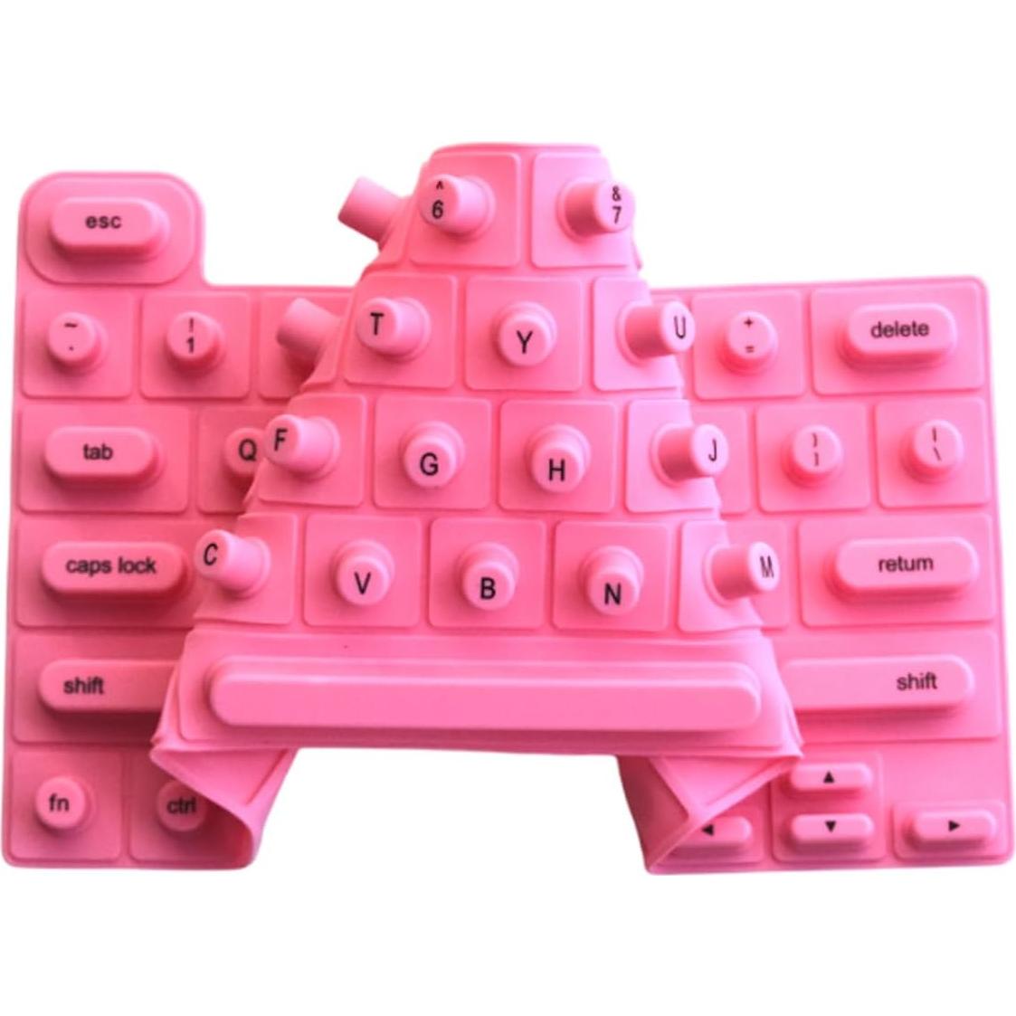 Cubierta de Teclado TypeUp Silicona Rosa para MacBook y iPad