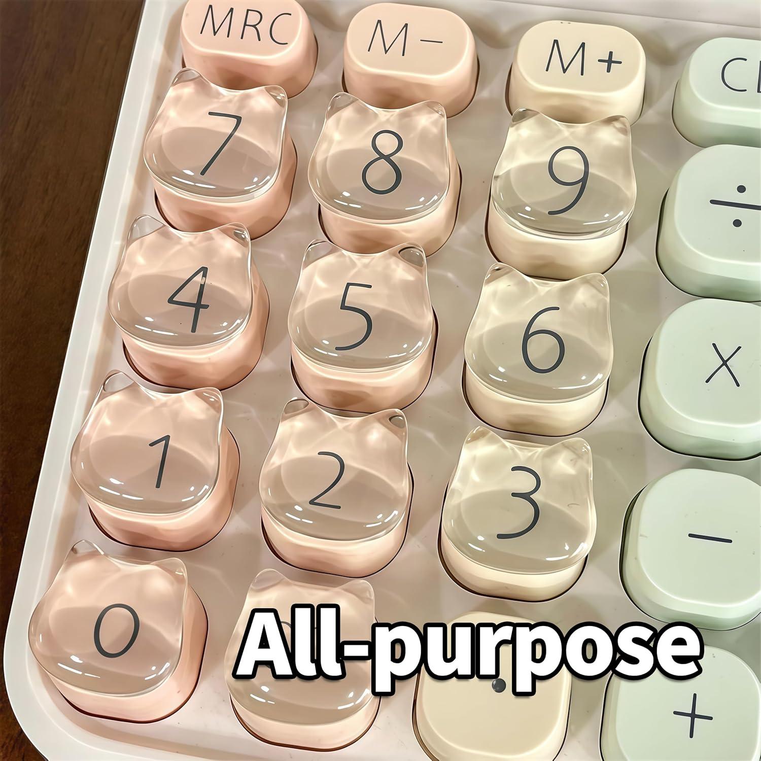 Tapa de Teclado de Vidrio VNLEXMC - 80 Stickers Gato 1.6x0.8cm