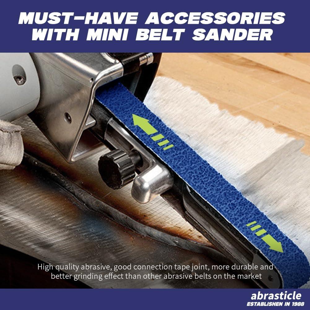 Cintas de Lijado de Zirconia 1/2 x 457 mm Abrasticle 36 PCS