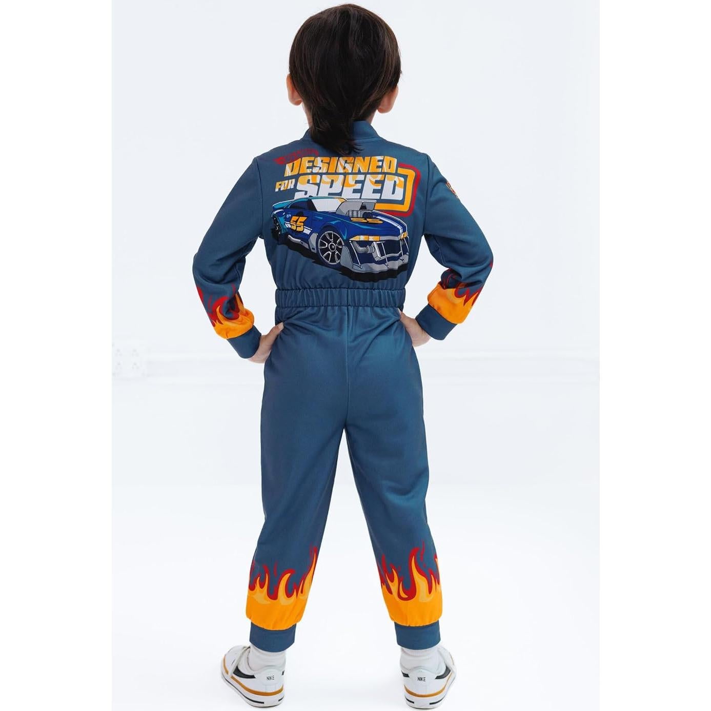 Mono de carreras Hot Wheels para niños 2T - 10-12 gris