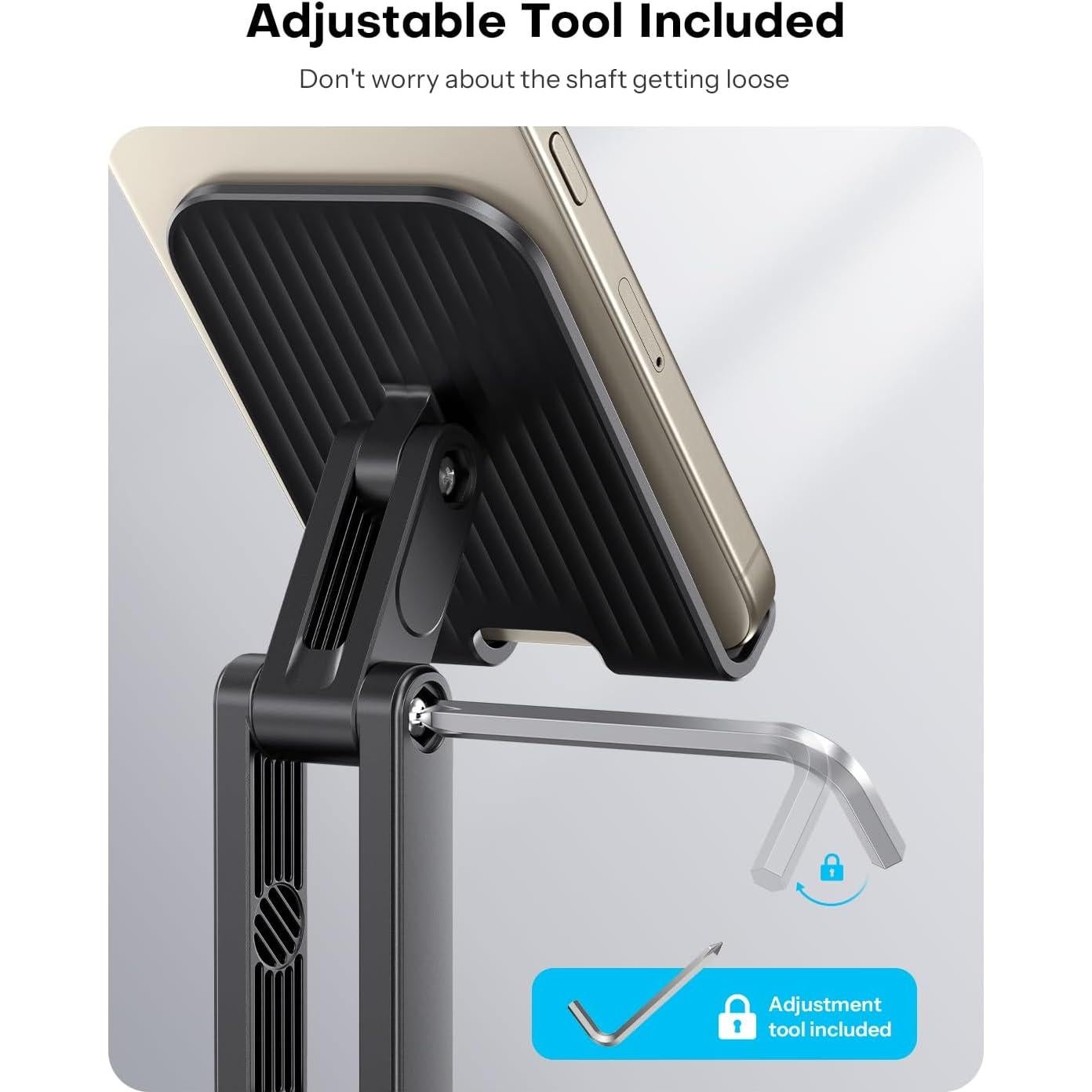 Soporte para Teléfono OMOTON Ajustable 360° Plegable 2 Pzs