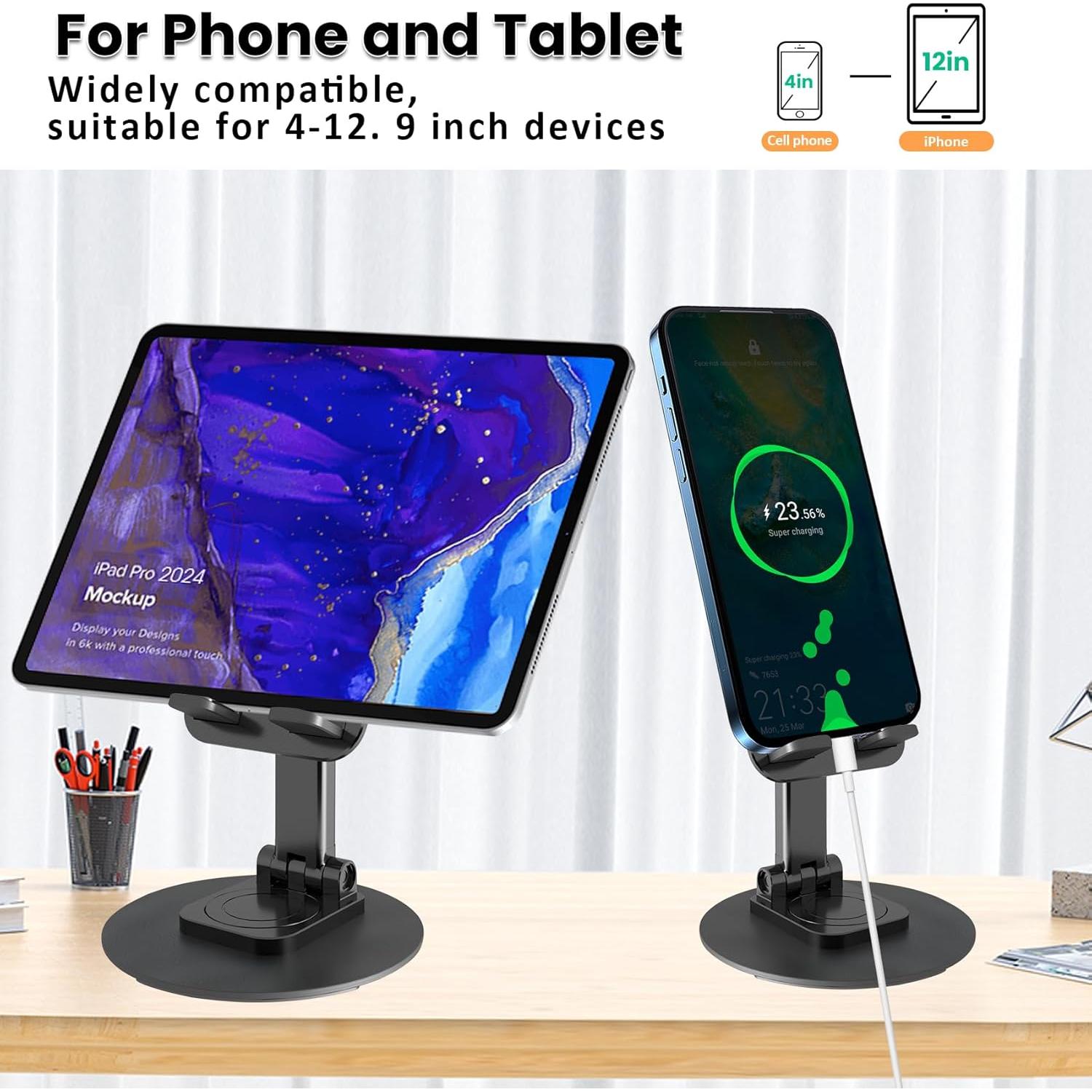 Soporte para Teléfono Móvil Lusosh 2PCS Ajustable Plegable