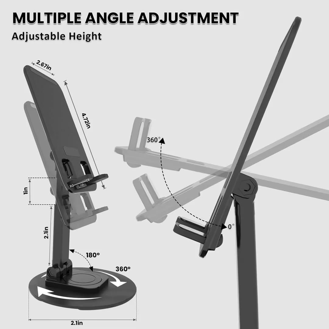 Soporte para Teléfono Móvil Lusosh 2PCS Ajustable Plegable