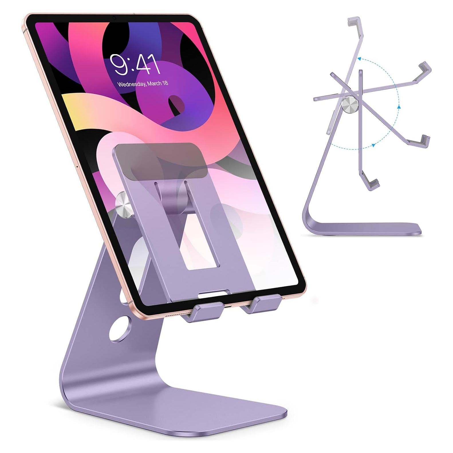 Soporte Ajustable para Tabletas OMOTON T2 Púrpura Estable