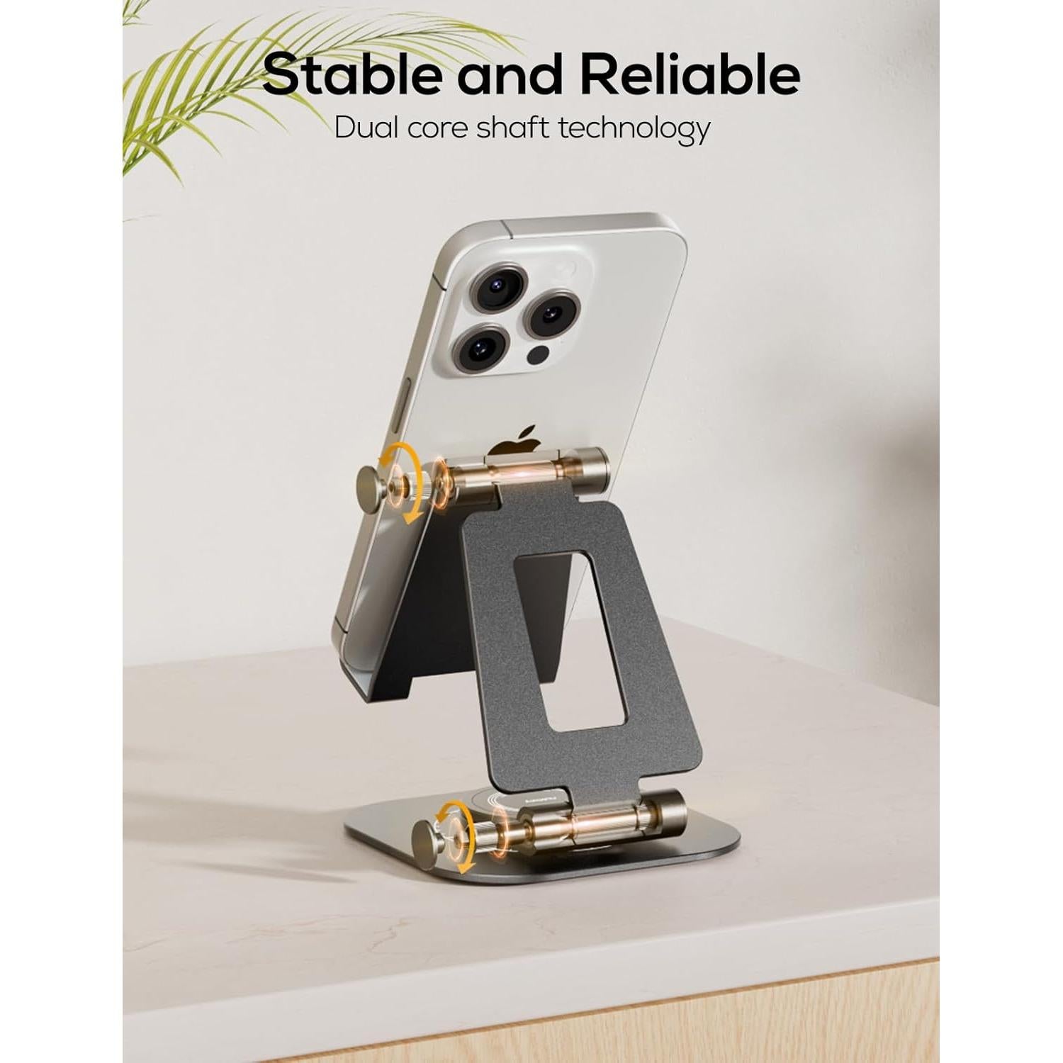 Soporte para Teléfono Nulaxy A4 EX Ajustable Plegable Negro