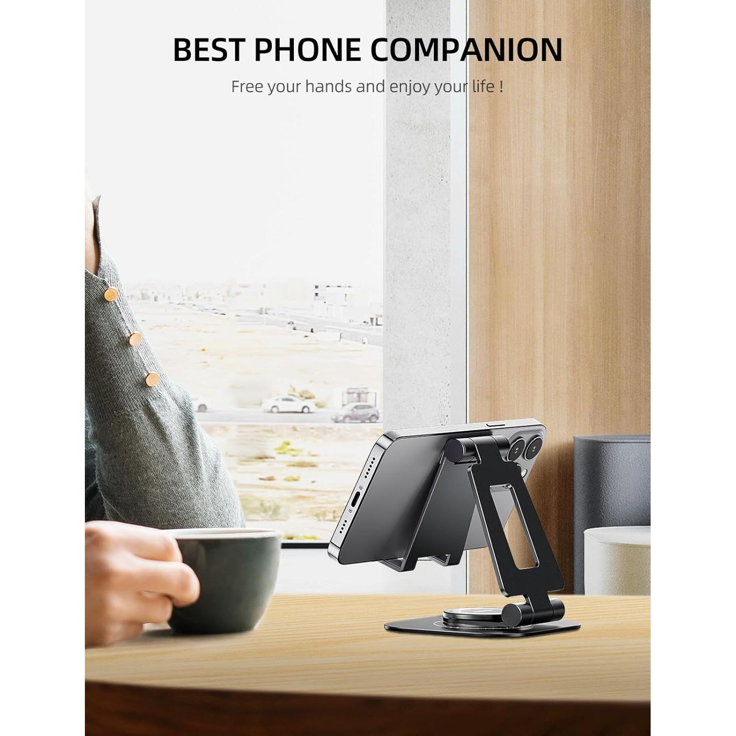 Soporte para Teléfono Nulaxy A4 EX Ajustable Plegable Negro