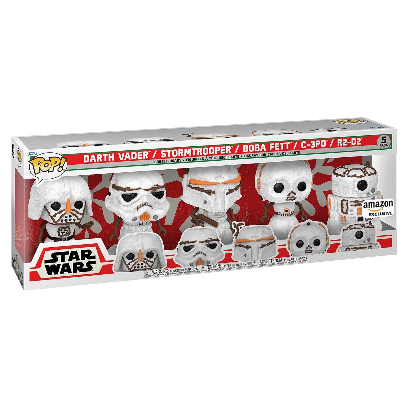 Funko Pop! Star Wars Holiday - Set 5 Muñecos de Nieve
