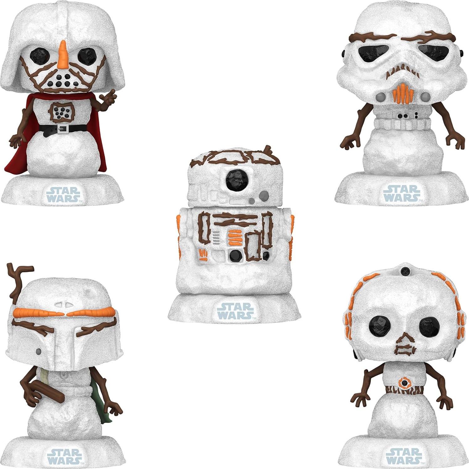 Funko Pop! Star Wars Holiday - Set 5 Muñecos de Nieve