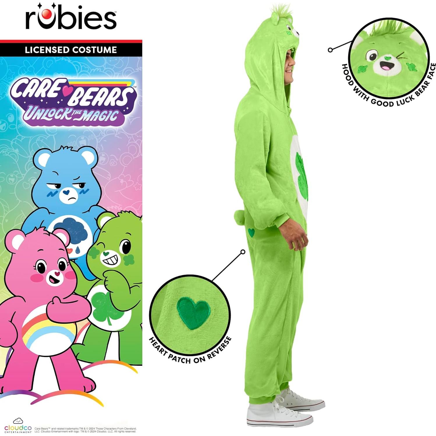 Disfraz de Oso de la Suerte Care Bears Rubie's Adulto Verde