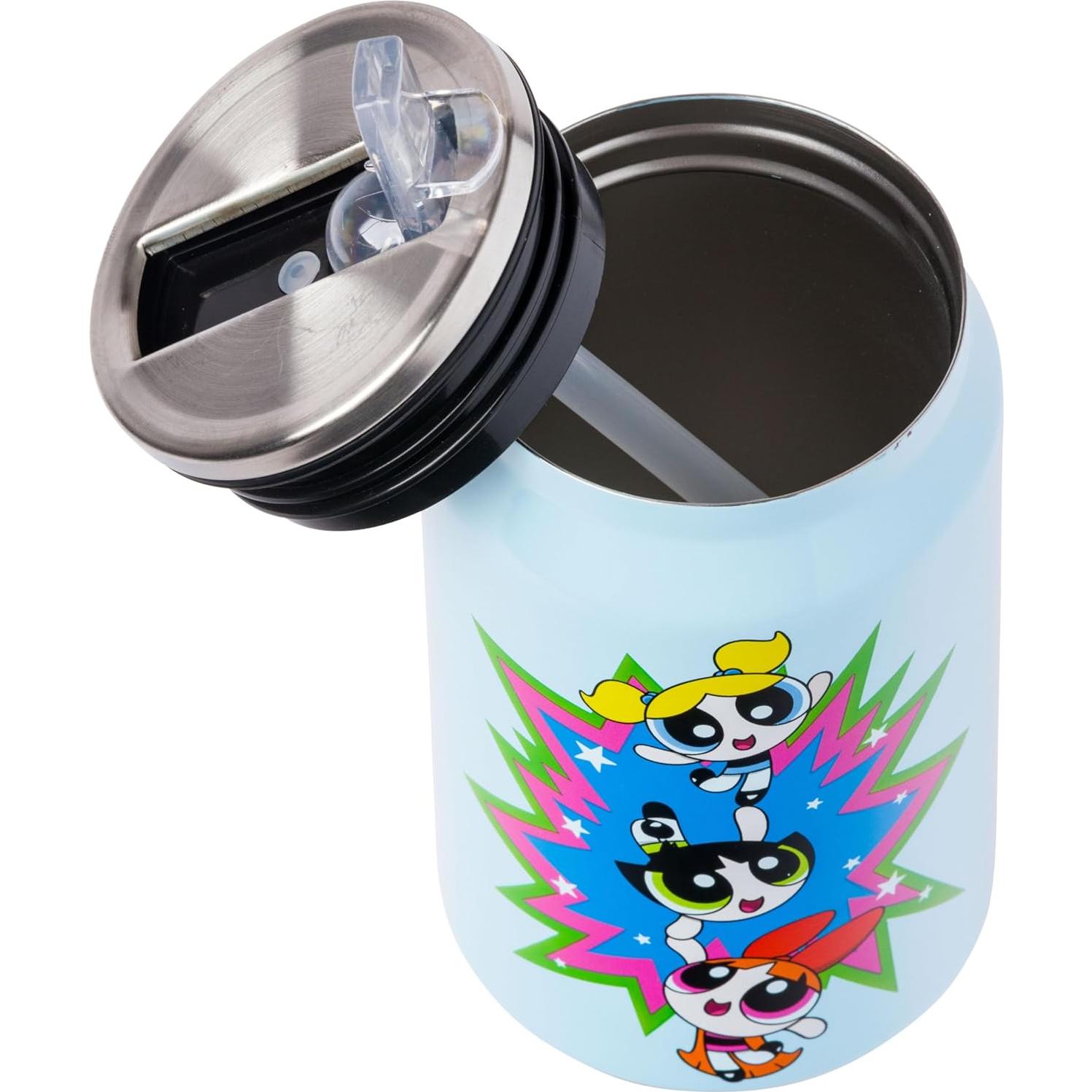 Taza Acero Inoxidable Doble Pared Silver Buffalo Powerpuff Girls 348ml