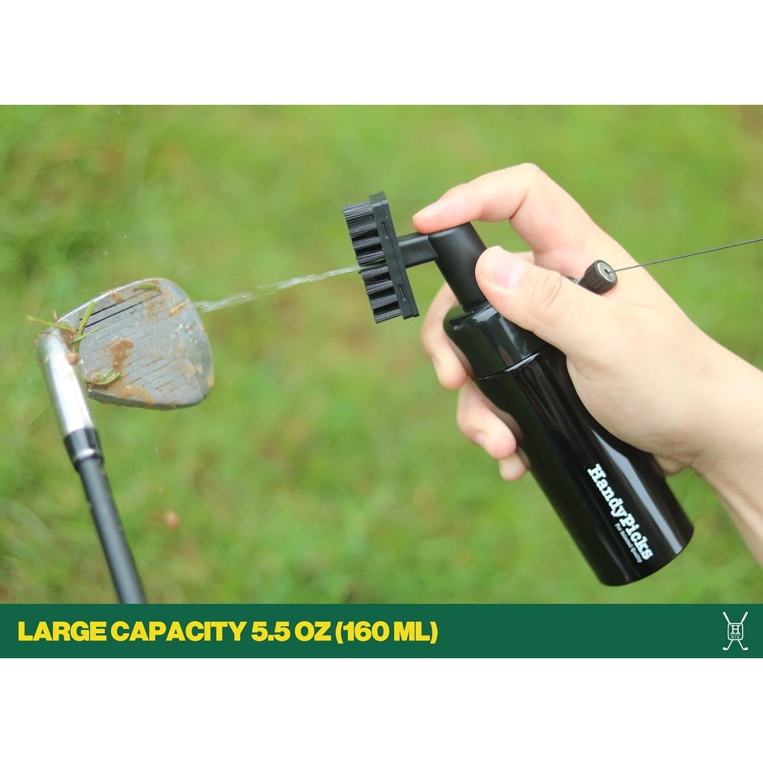 Kit de Limpieza de Golf Handy Picks con Cepillo y Toalla