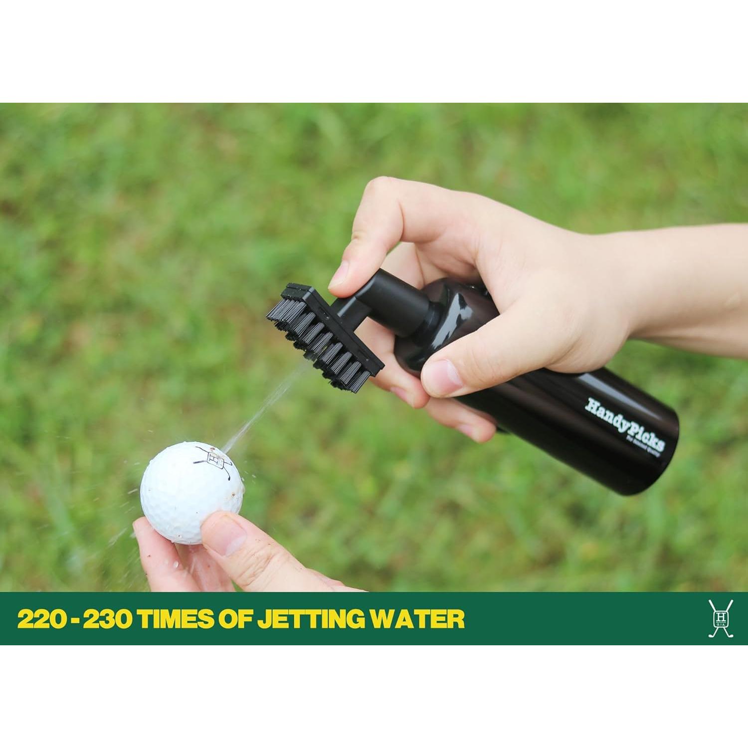 Kit de Limpieza de Golf Handy Picks con Cepillo y Toalla