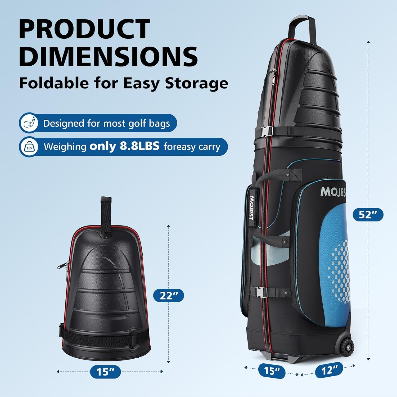 Bolsa de Viaje para Golf Mojest GTC-2 con Ruedas y Tapa Dura