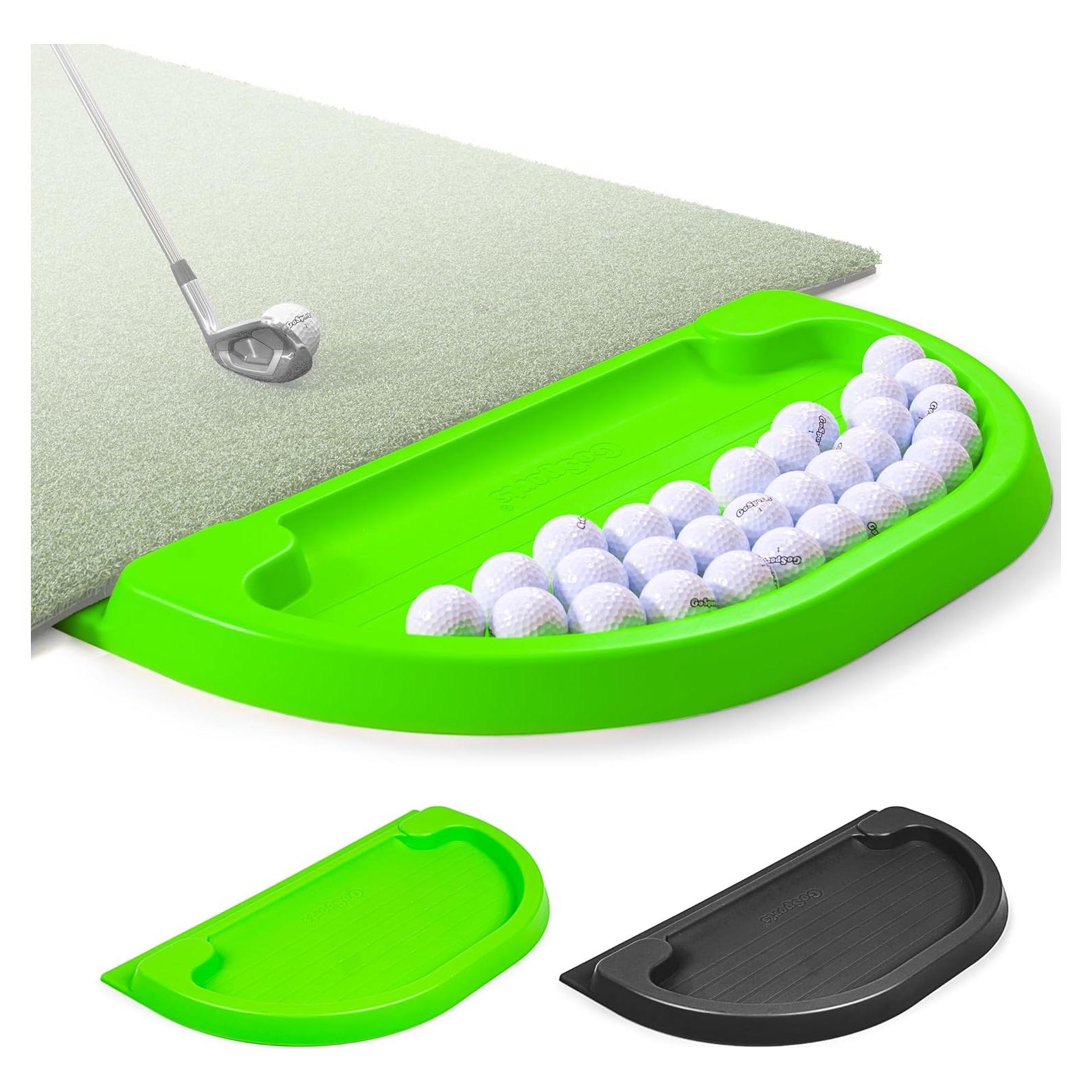 Bandeja de Pelotas de Golf GoSports 70 Pelotas Verde