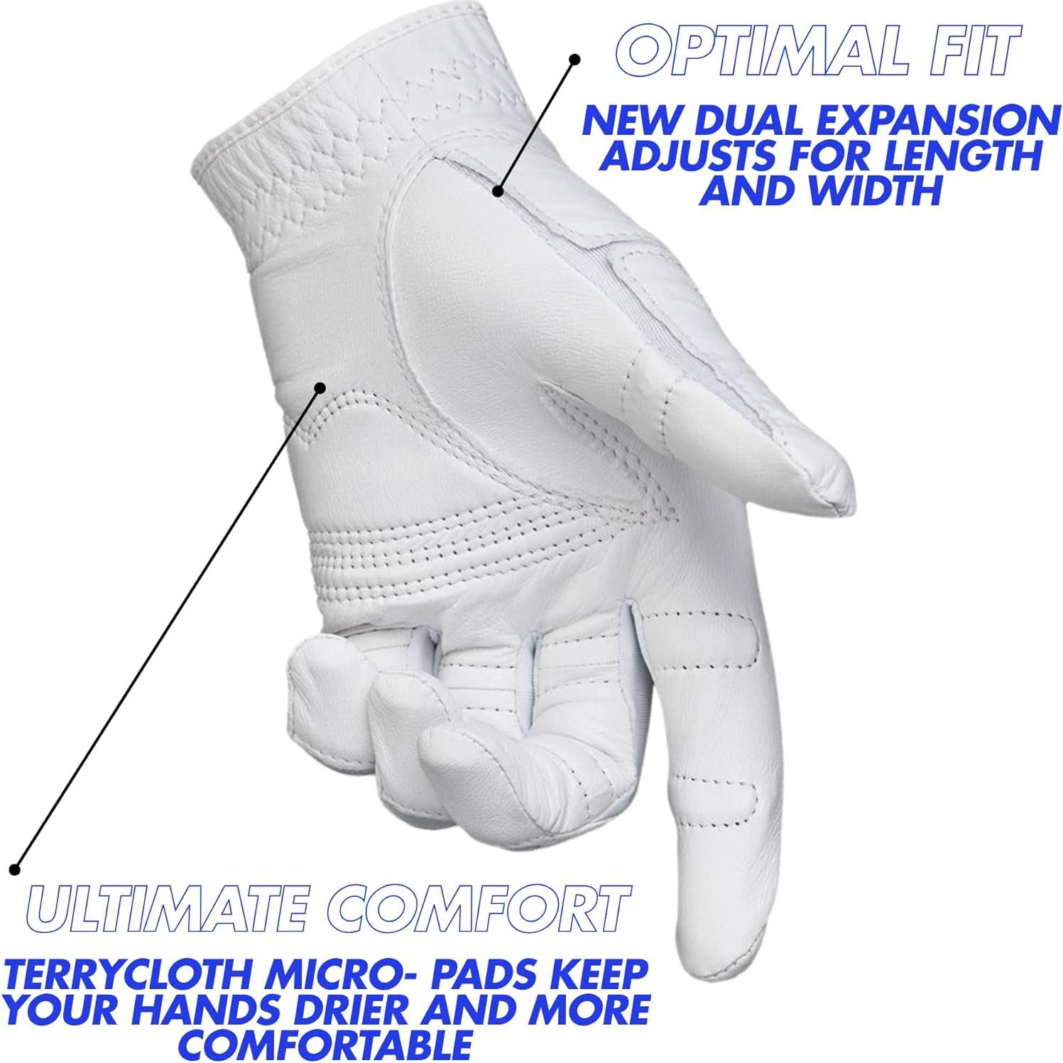 Guante de Golf Bionic StableGrip 2.0 para Mujeres - Cuero