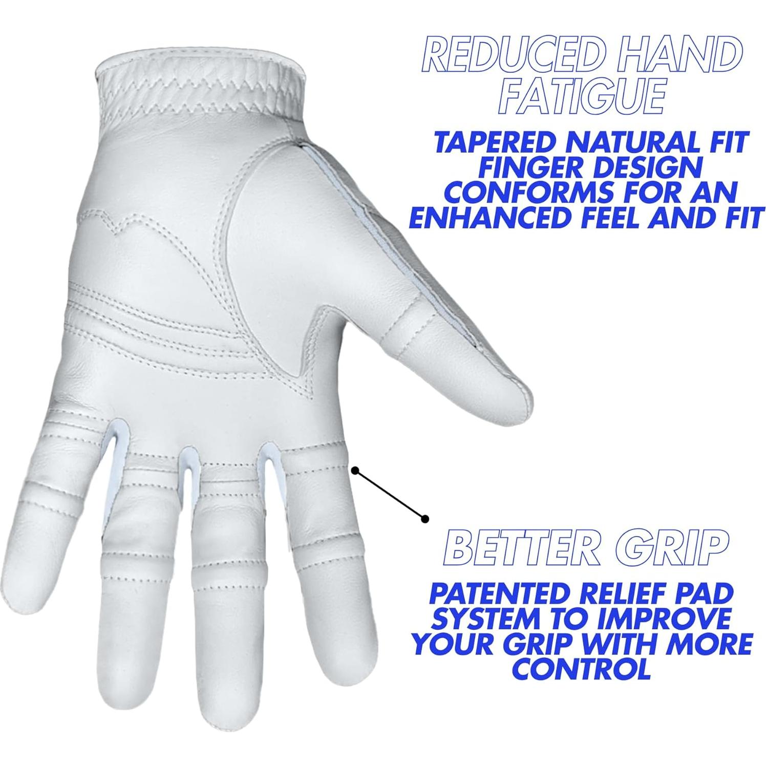 Guante de Golf Bionic StableGrip 2.0 para Mujeres - Cuero