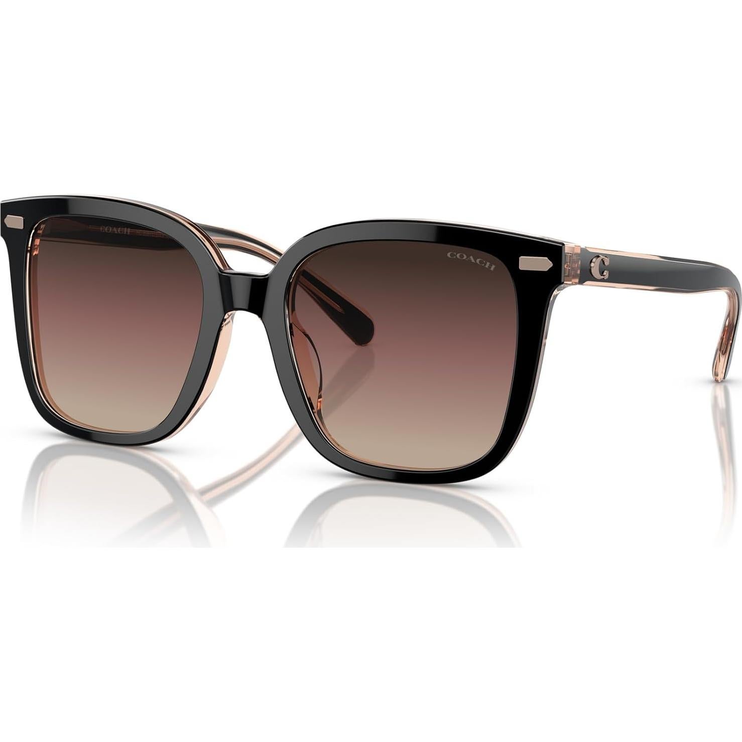 Gafas de sol cuadradas Coach HC8381U UV 100% para mujeres