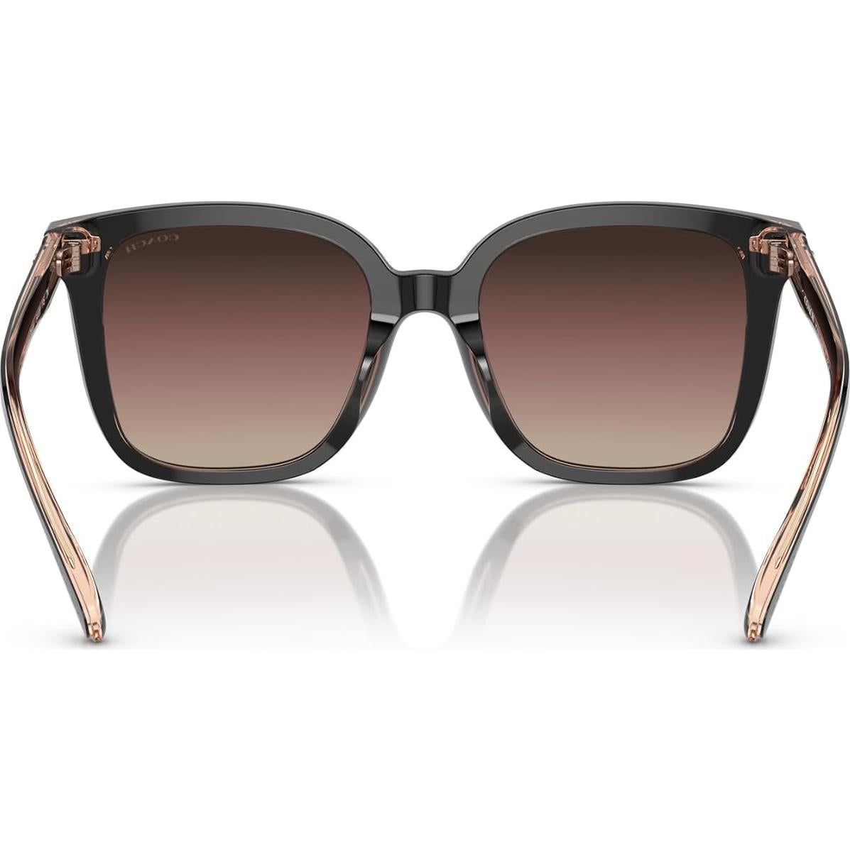 Gafas de sol cuadradas Coach HC8381U UV 100% para mujeres