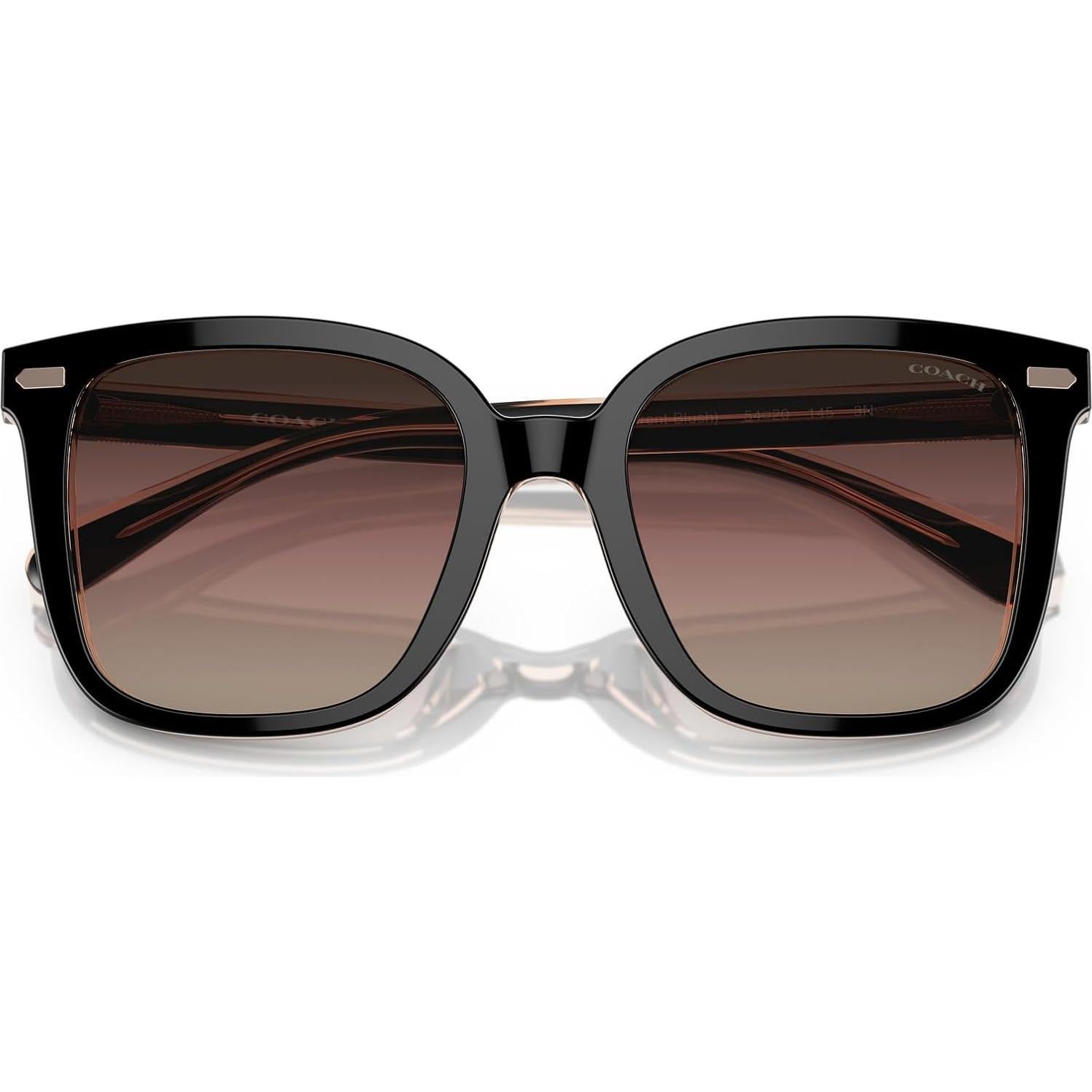 Gafas de sol cuadradas Coach HC8381U UV 100% para mujeres