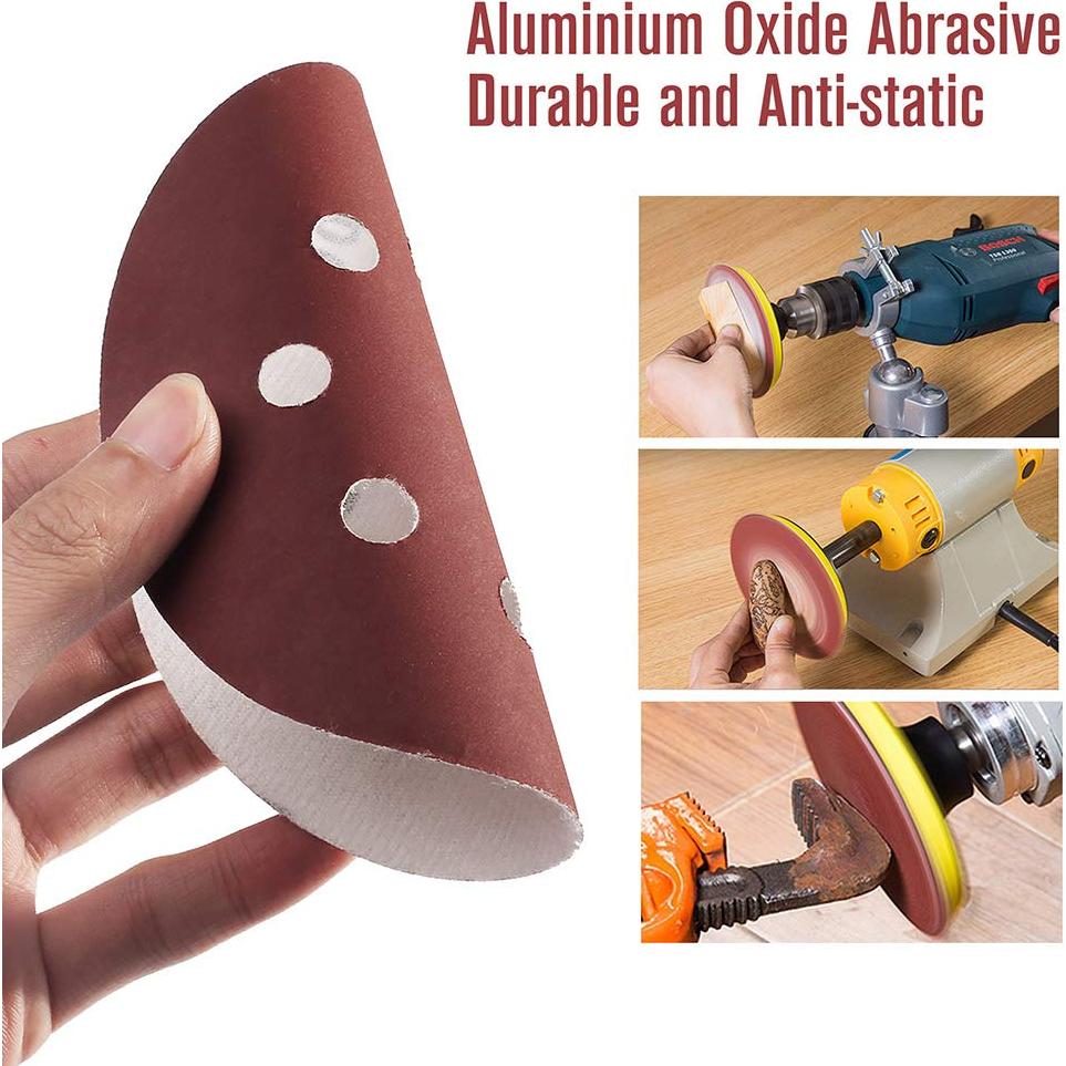 Discos de Lijado 5" LotFancy 60 PCS Grano 1000-3000