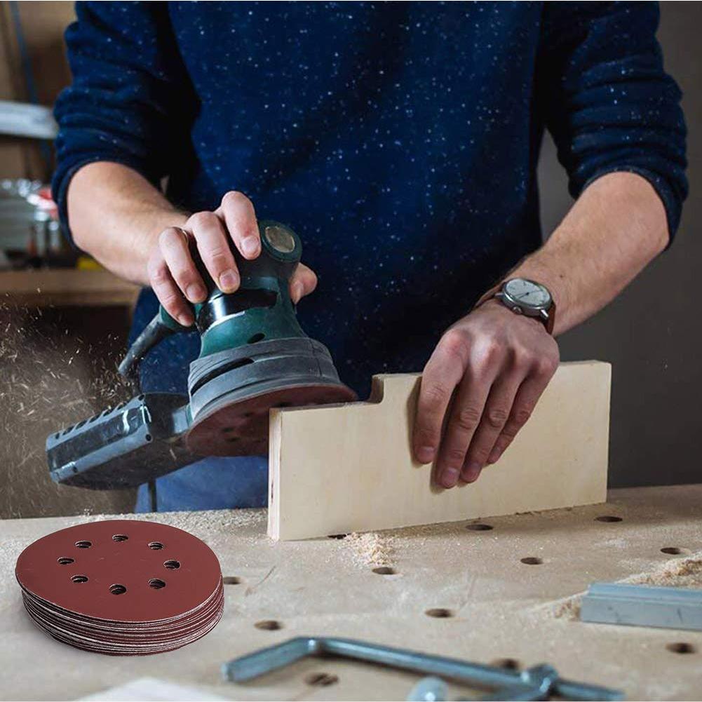 Discos de Lijado 5" LotFancy 60 PCS Grano 1000-3000