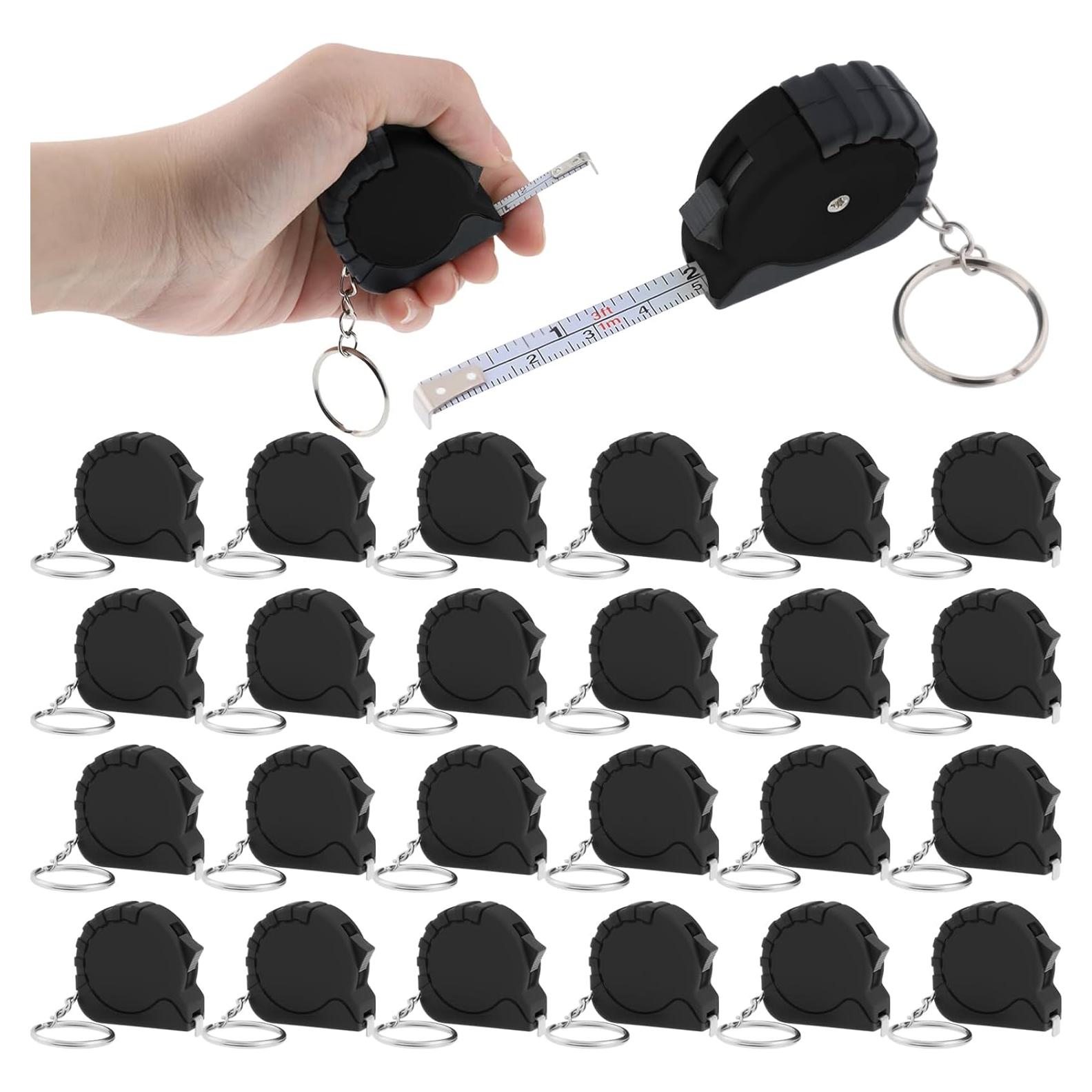 24 Cintas Métricas Retráctiles Mini ZSCCXQ 100cm con Llavero