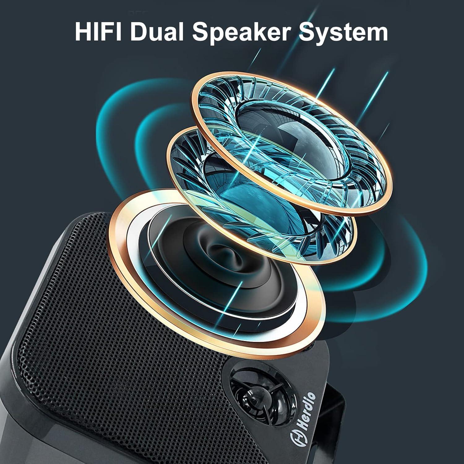 Altavoces Bluetooth Marinos Herdio HMH 616BT 4" Impermeables